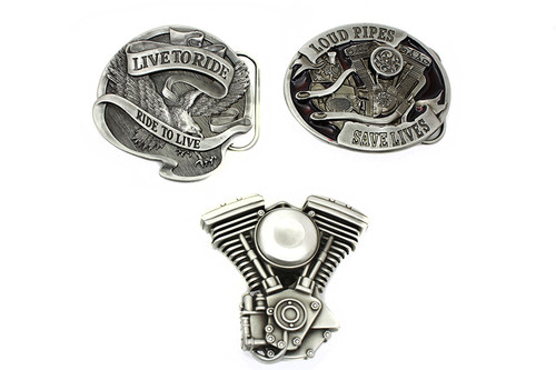V-Twin - V-Twin Evolution Series Belt Buckle Set