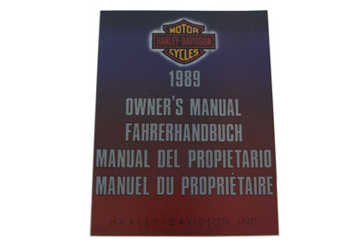 OE - OE Factory Service Manual for 1989 Big Twin International