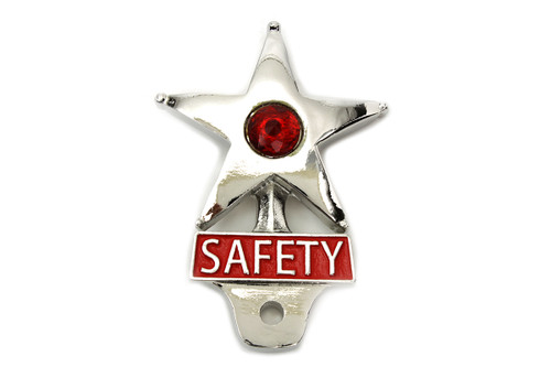 V-Twin - Safety License Plate Topper with Reflector