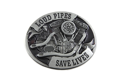 V-Twin - Loud Pipes Belt Buckle