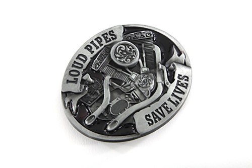 V-Twin - Loud Pipes Belt Buckle