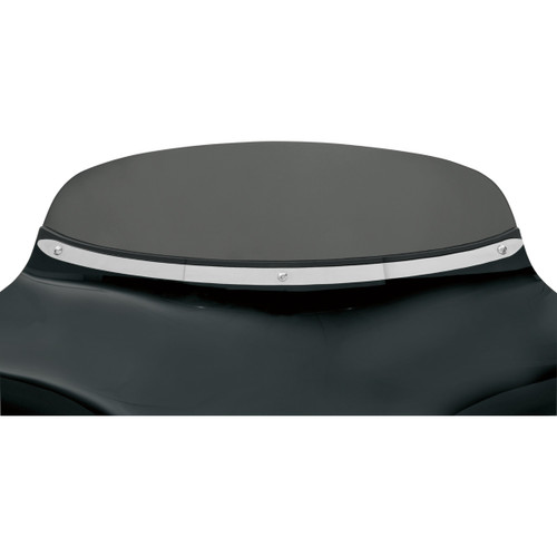 Memphis Shades #MEM0918 - Fairing Windshield Trim - Stainless Steel - Polished - Slim