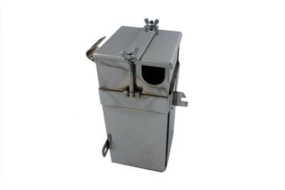 V-Twin #78614C - 45 inch WL Chrome Battery Box