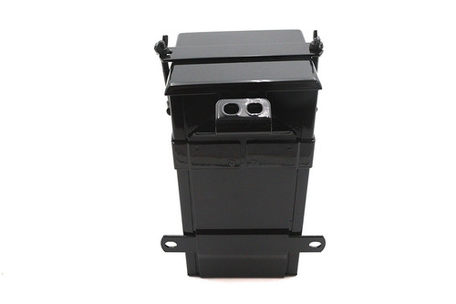 V-Twin #78614 - Solo Battery Box Black