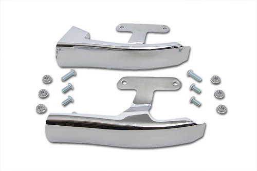 V-Twin #77543 - Chrome Saddlebag Filler Strip Set