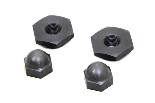 V-Twin - Spring Fork Rod Top Nut Set Parkerized