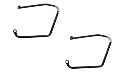 V-Twin #77230 - Black Adjustable Saddlebag Support Kit