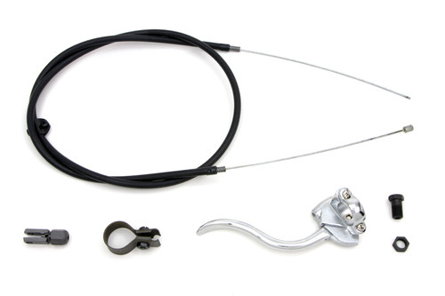 V-Twin - Chrome Brake Handle Cable Kit