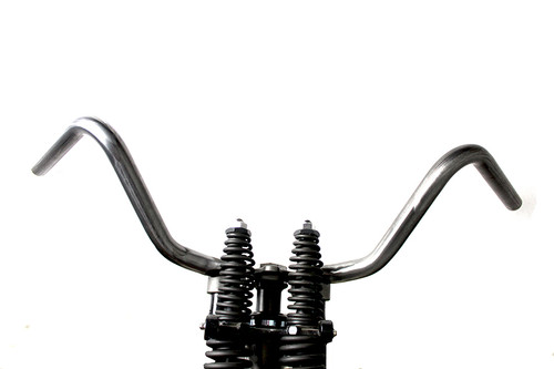 V-Twin - WR Hillclimber Spring Fork Inline Handlebar Raw