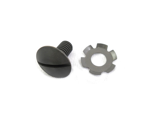 V-Twin #19146 - Parkerized Pivot Lever Screw and Spring Set
