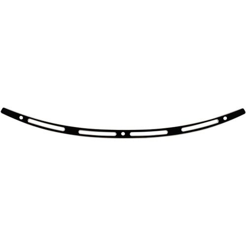 Memphis Shades #MEB0945 - Windshield Trim - Black - Slots - '96-'13 FLH
