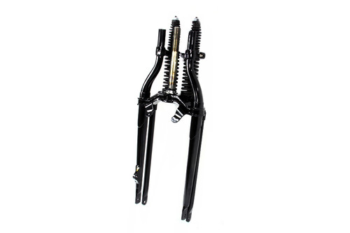 V-Twin - 18 inch Spring Fork Assembly Black