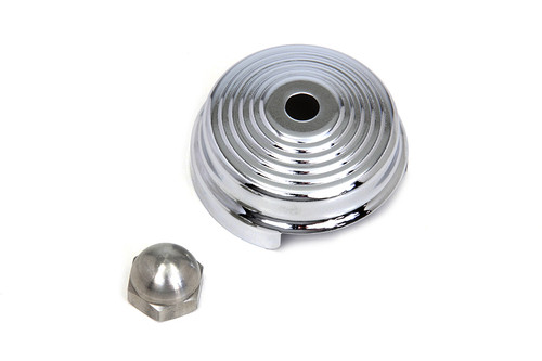 V-Twin #77898 - Chrome Spring Fork Damper Cover