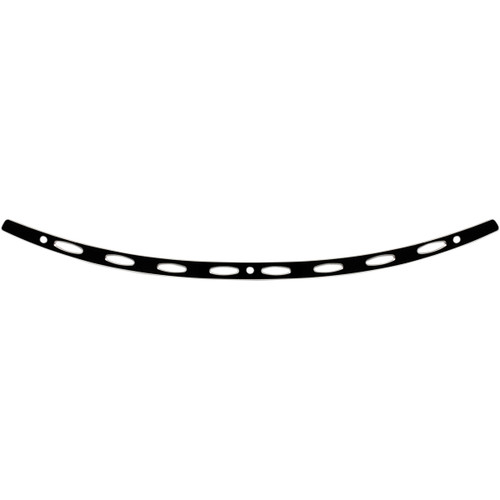 Memphis Shades #MEB0975 - Windshield Trim - Black - Oval - FLH