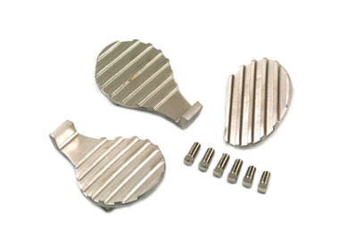 V-Twin - Finned Pedal Pad 3 Piece Set