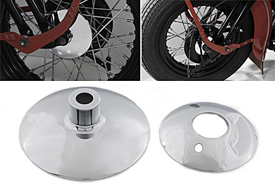 V-Twin - Spring Fork Front Hubcap Set