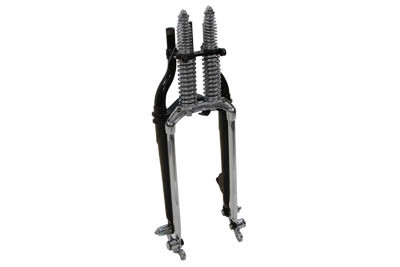 V-Twin - 18 inch Spring Fork Assembly Chrome