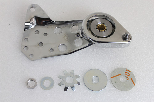 V-Twin #70188 - Rocker Foot Clutch Bracket Chrome