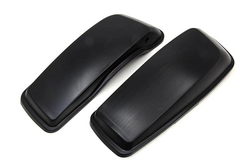 V-Twin - Black Saddlebag Lid Kit