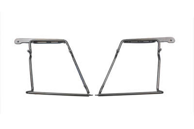 V-Twin - Chrome Saddlebag Mount Bracket Set