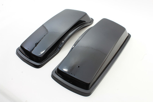 V-Twin - Saddlebag FRP Lid Set Black