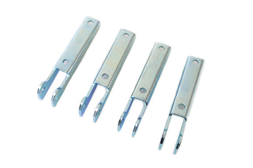 V-Twin #D-2652 - Footboard Cleat Set Zinc PLated