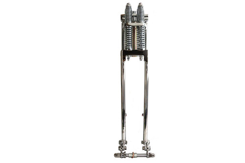 V-Twin - D+D Narrow Spring Fork Assembly Chrome 23 inch