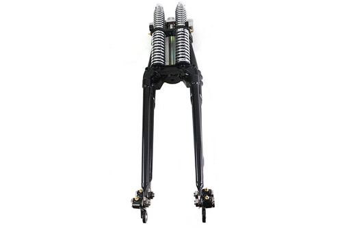 V-Twin - 18 inch Tedd Narrow Spring Fork Assembly Black