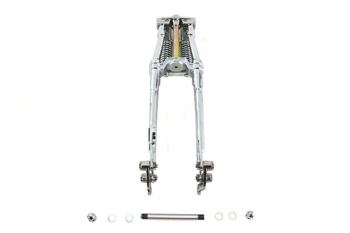 V-Twin - 20 inch Tedd Narrow Spring Fork Assembly Chrome