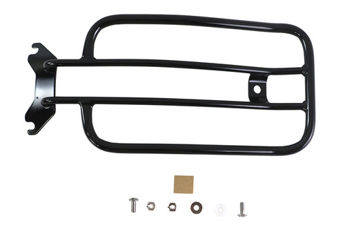 V-Twin #70908B - 7 inch Solo Luggage Rack Black