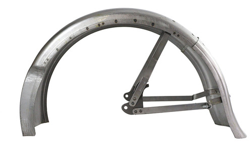 V-Twin #50-0324LIOU MFG - Big Twin Rigid Rear Fender Raw