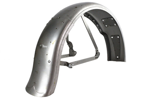 V-Twin #50-0324LIOU MFG - Big Twin Rigid Rear Fender Raw