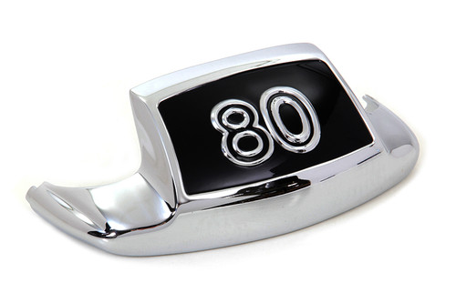 Wyatt Gatling #ST80033R - Chrome Front Fender Tip  inch80 inch with Inlay