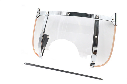 V-Twin - Windshield Hardware Mount Kit Chrome