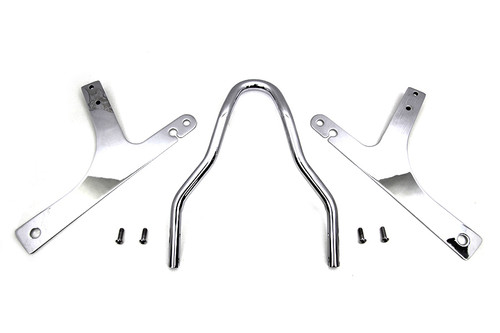 V-Twin - 10 inch Sissy Bar Kit Chrome
