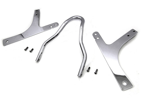 V-Twin - 10 inch Sissy Bar Kit Chrome