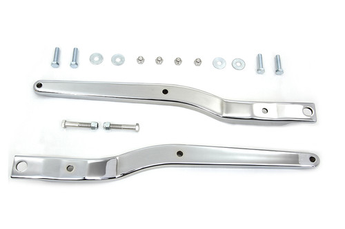 Wyatt Gatling #19416A - Replica Rear Fender Strut Set Chrome