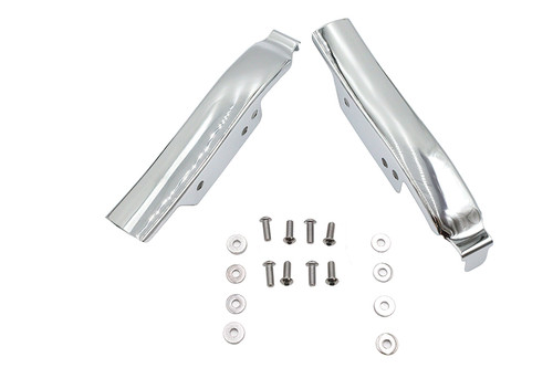 Wyatt Gatling #77945 - Saddlebag Rear Filler Strip Set Chrome