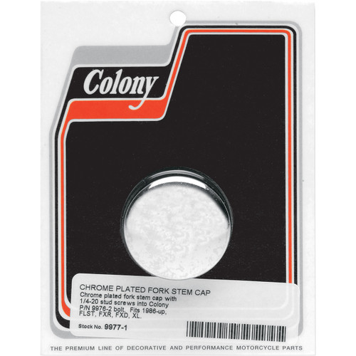 Colony #9977-1 - Cap - Stem Bolt - Chrome