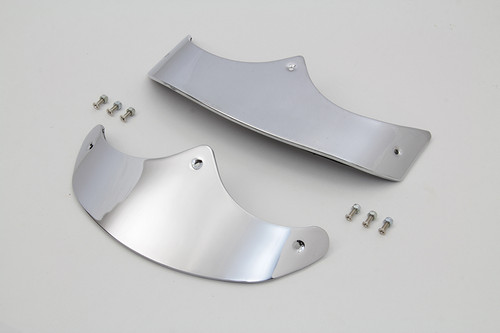 V-Twin - Smooth Fender Tip Set Chrome