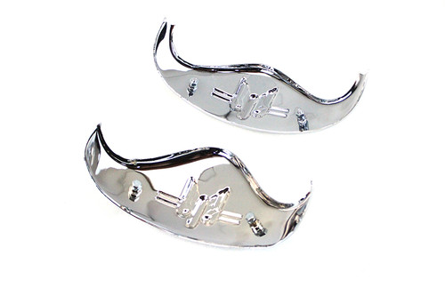 V-Twin - Chrome Rocket Fender Tip Set