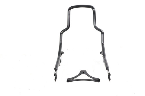 Wyatt Gatling #80221B - 8-1/2 inch Short Detachable Sissy Bar Gloss Black