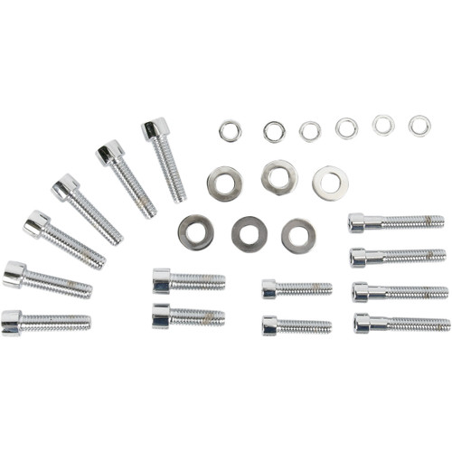 Gardner-westcott #P-10-14-07 - Bolt Kit - Transmission Side Cover - Socket-Head - Chrome
