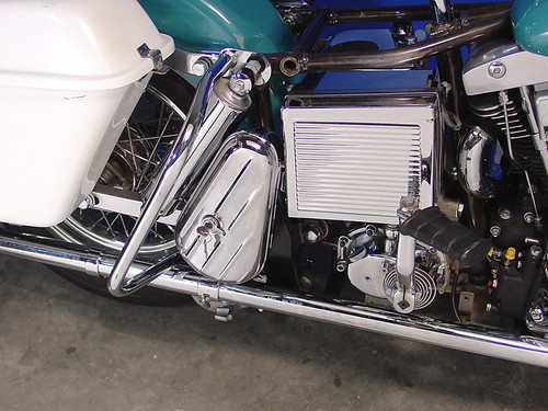 V-Twin - Chrome Right side Tool Box Kit