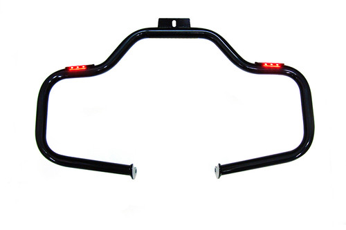 V-Twin #21048B - Black Front Turn Signal Highway Bar