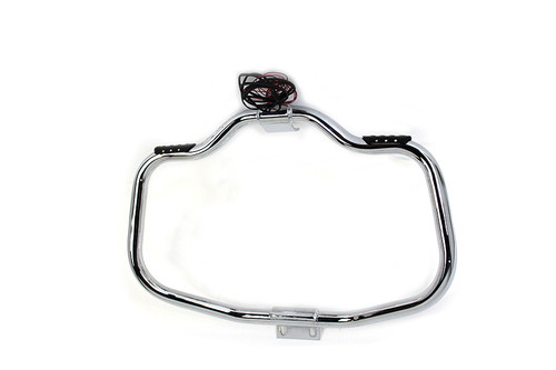 V-Twin #21050 - Chrome Front Turn Signal Highway Bar
