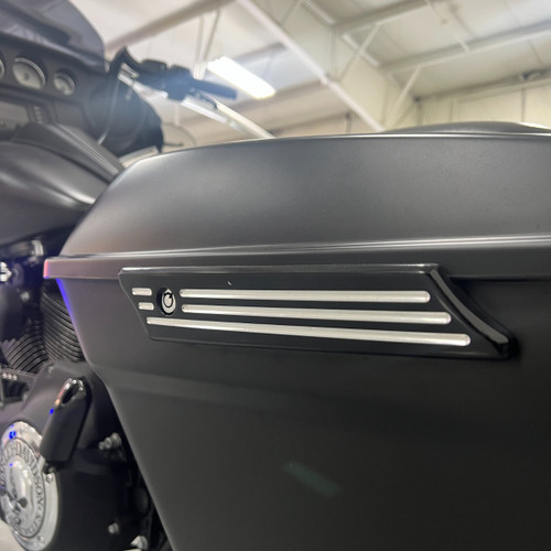 Hogworks 3rd Degree Saddlebag Latch Cover Set for Harley® Touring '14-'25