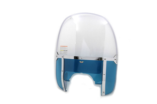 National Cycle #N2237 - Beaded Windshield Blue Lower