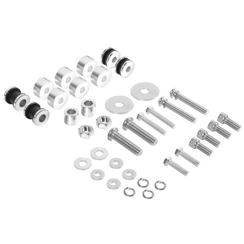 Hogworks Chrome Rear Docking Hardware Kit for Harley® Touring '97-'08 | Replaces PN 53804-06