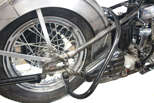V-Twin - Black Rear Big Twin Frame Bar